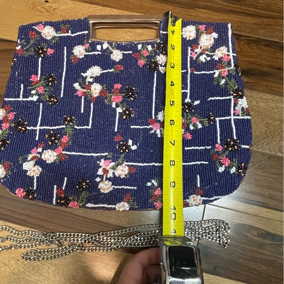 Anthropologie Beaded Top Handle Bag - Picture 5 of 6